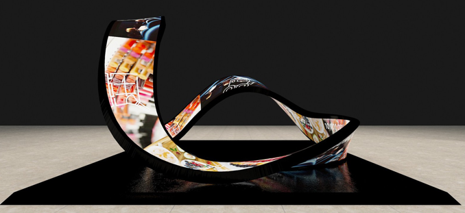 創意莫比烏斯環LED顯示屏